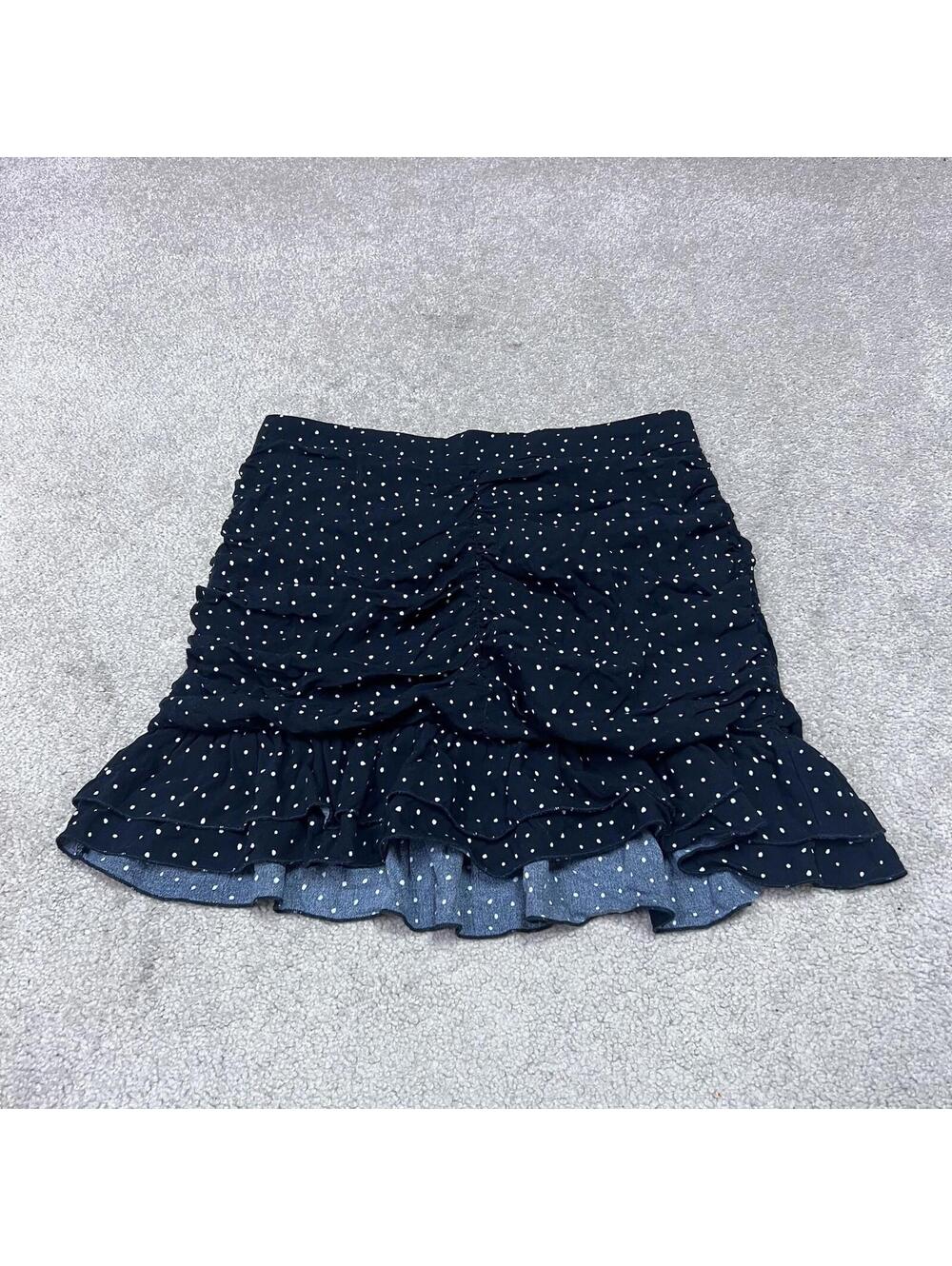 PacSun LA Hearts Skirt Black White Women’s Size Medium NWT